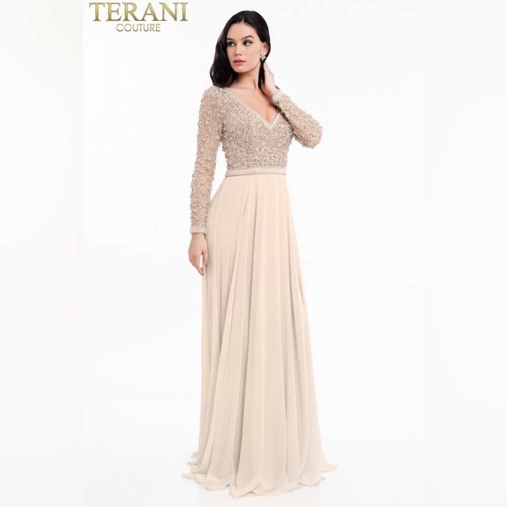 NWT; TERANI COUTURE MOTHER OF THE BRIDE 1821M7590🌸